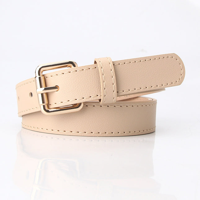 Women's Simple Pu Korean Style All-matching Trendy Fashion Belt