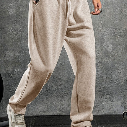 Men's European And American Solid Color Casual Pants