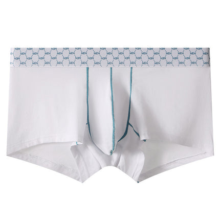 Men's Sports Fitness Low Waist Small Boxer Contrast Color Pants