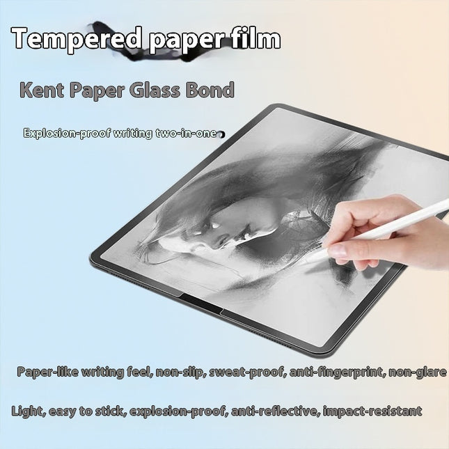 Tempered Writing Paper Film Glass Applicable Flat Plate