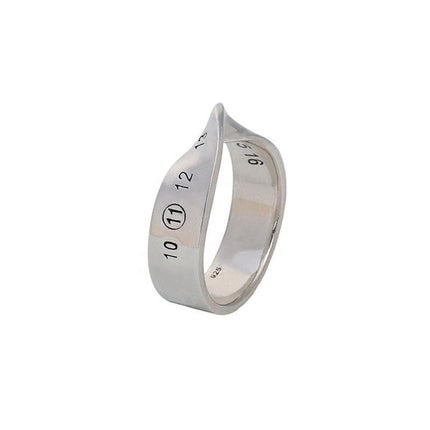 Simple Design Ring Wide 925 Sterling Silver For Women