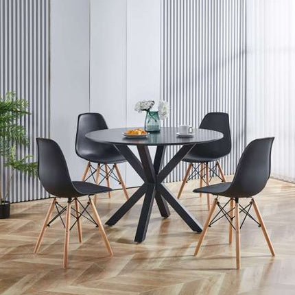 Veselbord Swart Eettafel