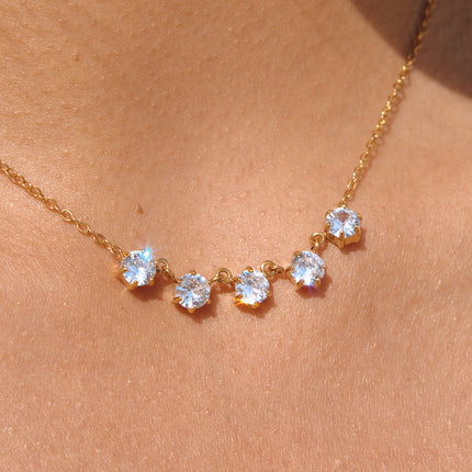 High-end 18K Gold Stainless Steel Delicate Necklace For Women