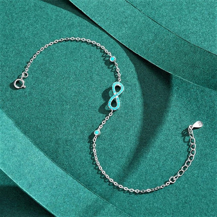 Oneindige Liefde Simbool Turkoois Armband Juweliersware