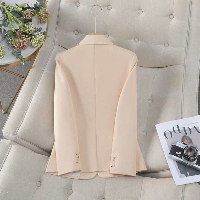 Autumn And Winter Small Suit New Temperament Goddess Style Small Suit Top