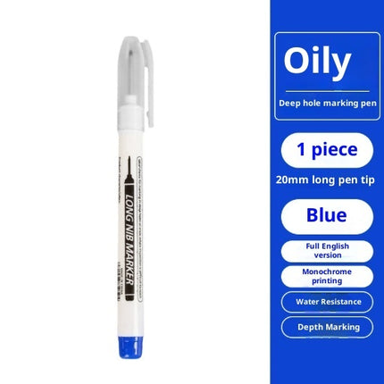 Veelkleurige Diepgat Langkop Merkpen
