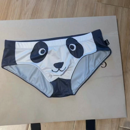 Low Waist Thin Polyester Breathable Cartoon Animal Printed Briefs