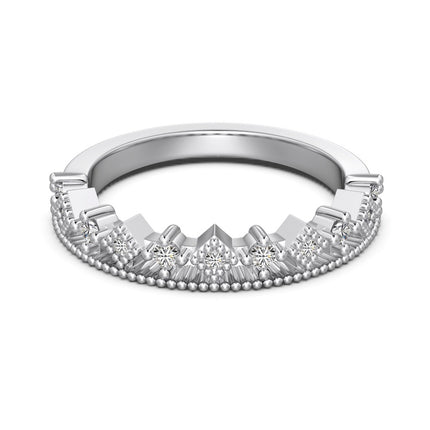 S925 Sterling Silwer Mans- en Vroue-Paarringe Persoonlikheid Mode Ronde Sirkonium Boor Skraal Ring Eenvoudige Veelsydige