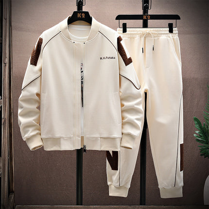 Lente En Herfs Geborduurde Bofbaluniform, Wagbroek, Informele Sportstel