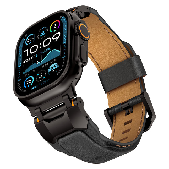 Vintage Men's Niche High-end Feel High-end Top Layer Cowhide Handmade Strap