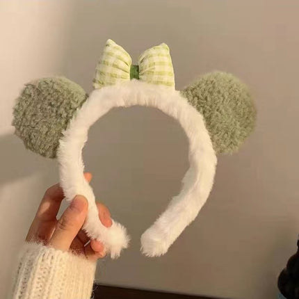 Cute Face Wash Hair Bands Female Cartoon Headwear Hair Band Headband Apply