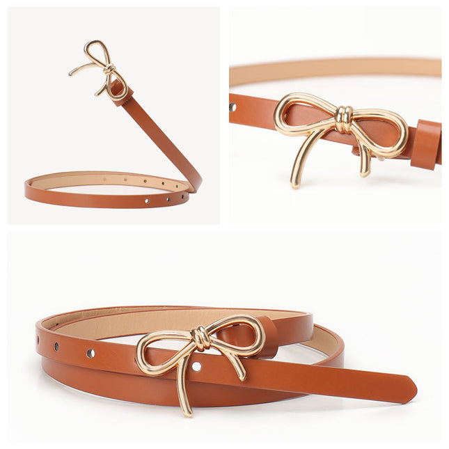 Fashion All-match Bow Decorative Band Belt