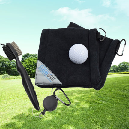 Haak Gholf Skoonmaakborsel Stok Handdoek