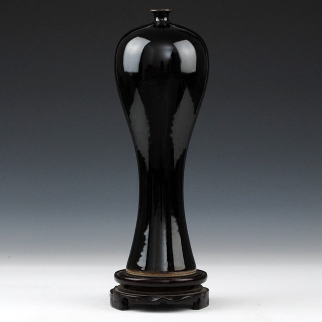 Chinese Antique Ice Crack Beauty Porcelain Bottle