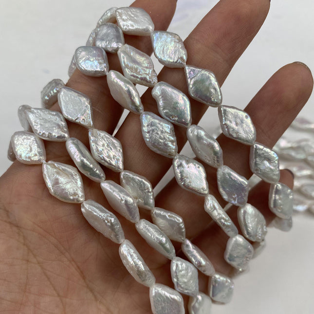 Natuurlike Soetwater Diamantvormige Pêrelkrale