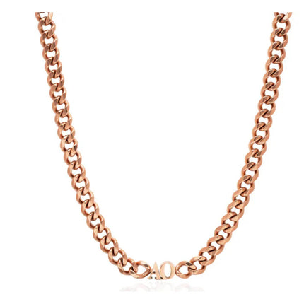 Creative Custom Letter English Name Necklace Stainless Steel  Choker Necklace Personalized Cuban Chain Christmas Gifts