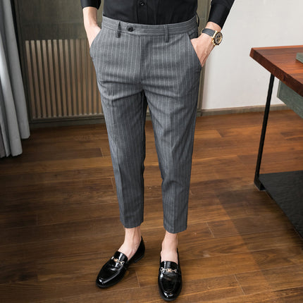 Slim-fit Korean-style Youth Business Suit Pants