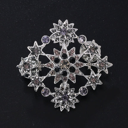 Minimalistiese Pêrel Blom Borsspeld Met Diamant Blom Bykomstigheid Speld