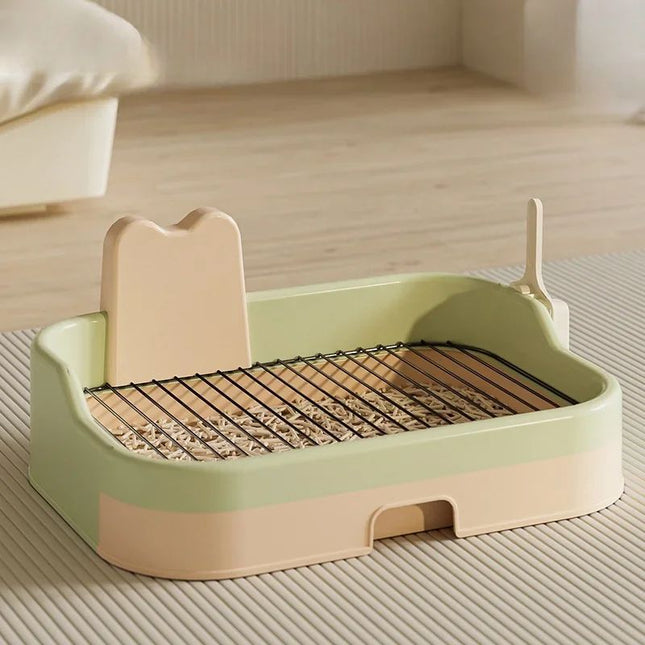 Pet Dog Toilet Portable Puppy Potty Tray Pet Litter Pan Dog Potty Pan Indoor Dog Potty Tray Puppy Training Tray Pet Accessories