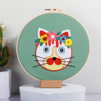 Abstract Cat5 / Material Pack Embroidery stret
