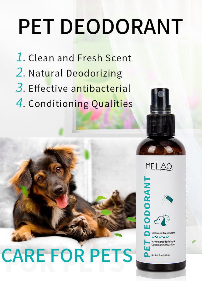 Pet Deodorant 100ml For Cat And Dog Urine Odor Pet Deodorant Spray
