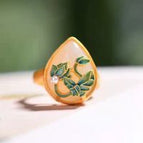Emalje Lotus Ring