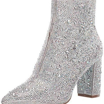 Rhinestone Puntneus Modieuse Enkelstewels