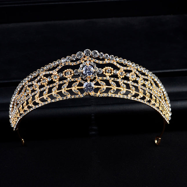 Bruidshoofbedekking Barok Koreaanse Trou Diamante Individueel Toegemaak