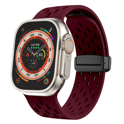 Maas Magnetiese Gesp Silikoonband Iwatch-band