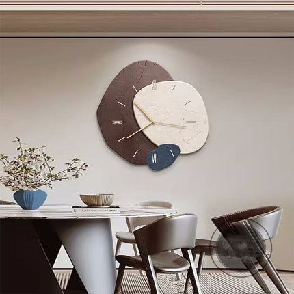 Nuwe Chinese Styl Eetkamer Eettafel Hangskildery Ponsvrye Muurhorlosie