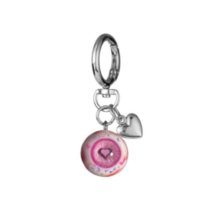 Duiwelsoog-harshartjie-item Halloween-oog-sleutelhanger
