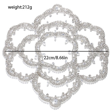 Blomagtige Temperament Retro Bruid Hoofband Strass