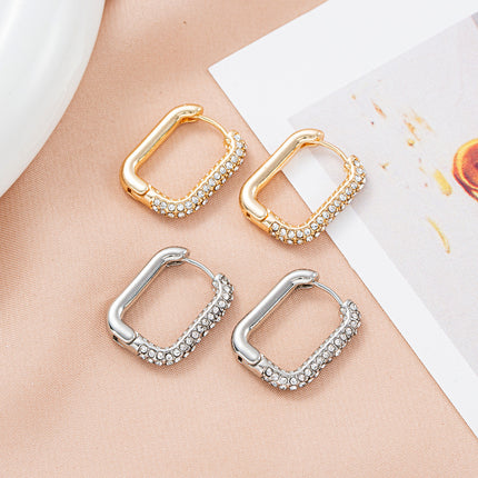 High-grade Round Ring Earrings Women