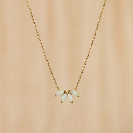Oulike Blom- en Skoenlapperhangertjie-ketting