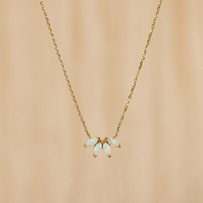 Oulike Blom- en Skoenlapperhangertjie-ketting