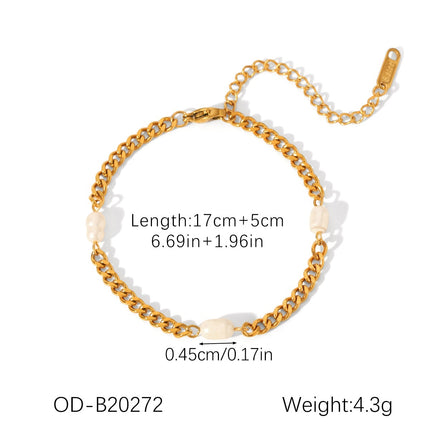 Veelsydige Mode Pêrel-Draaiarmband vir Dames