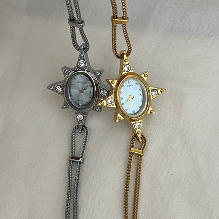 Octagonal Star Retro Art Watch