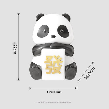 Panda Rooi Wynrak Versiering Wynkas Kombinasie Lig Luuks