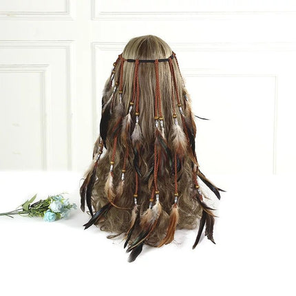 Vroue Boho Mode Veer Hoofband Ornament