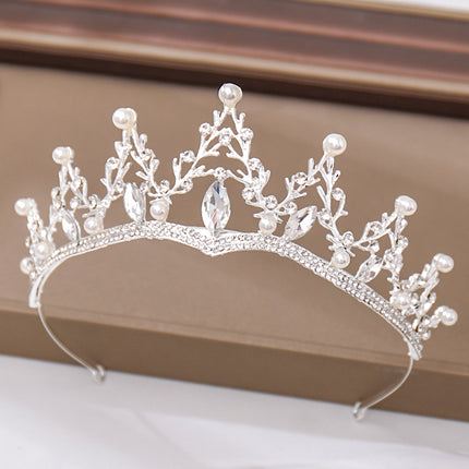 Mode Kristal Diamant Bruid Trou Haar Tiaras