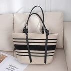 White And Black Stripes / 45X10X30cm