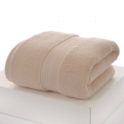 Household Portable Pure Color Simple Cotton Bath Towel