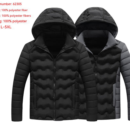 New Autumn And Winter Men's Casual Cotton-padded Jacket