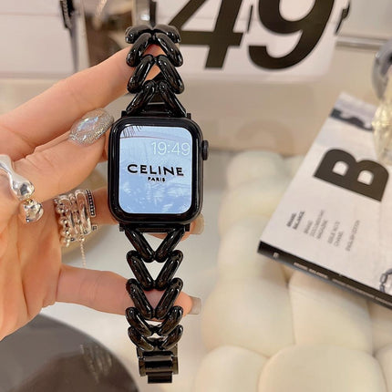 Watch Strap Love Twist Metal Breathable