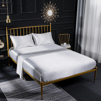 Satyn Beddegoedstel Koningin Koning Grootte Bed Toegeruste Lak 4 Stukke