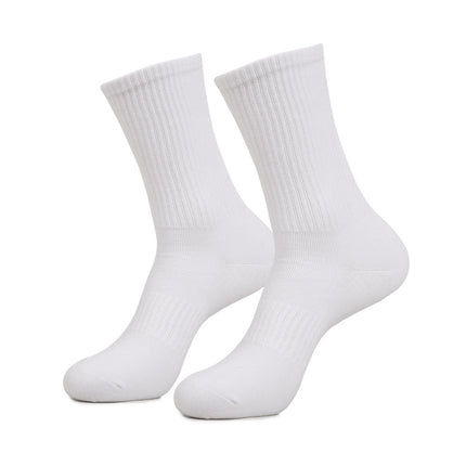Mid-calf Combed Cotton Athletic Socks Sweat-absorbent Breathable High-pass Non-stuffy Men And Women Sports And Leisure Socks