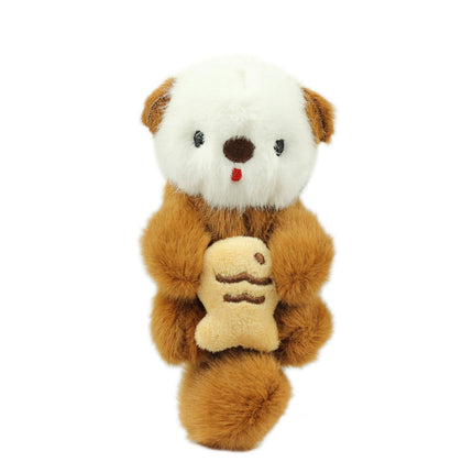 Cute Sea Otter Pendant Plush Toy Fish Cat Doll Hanging Ornament