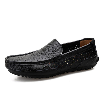 Personality Summer Men's Leather Shoes