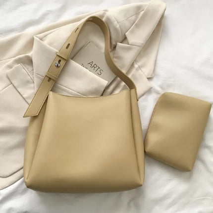 LEFTSIDE Fashion Leather Tote Bag