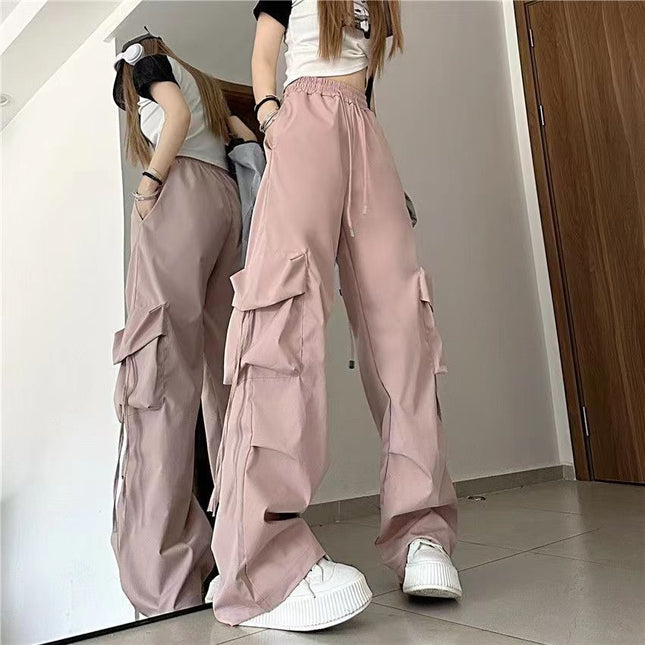 High Waist Retro Quick-drying Overalls For Women